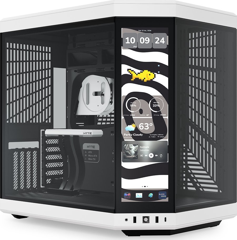Obudowa Hyte Y70 Touch Infinite Panda (CS-HYTE-Y70TTI-WB)