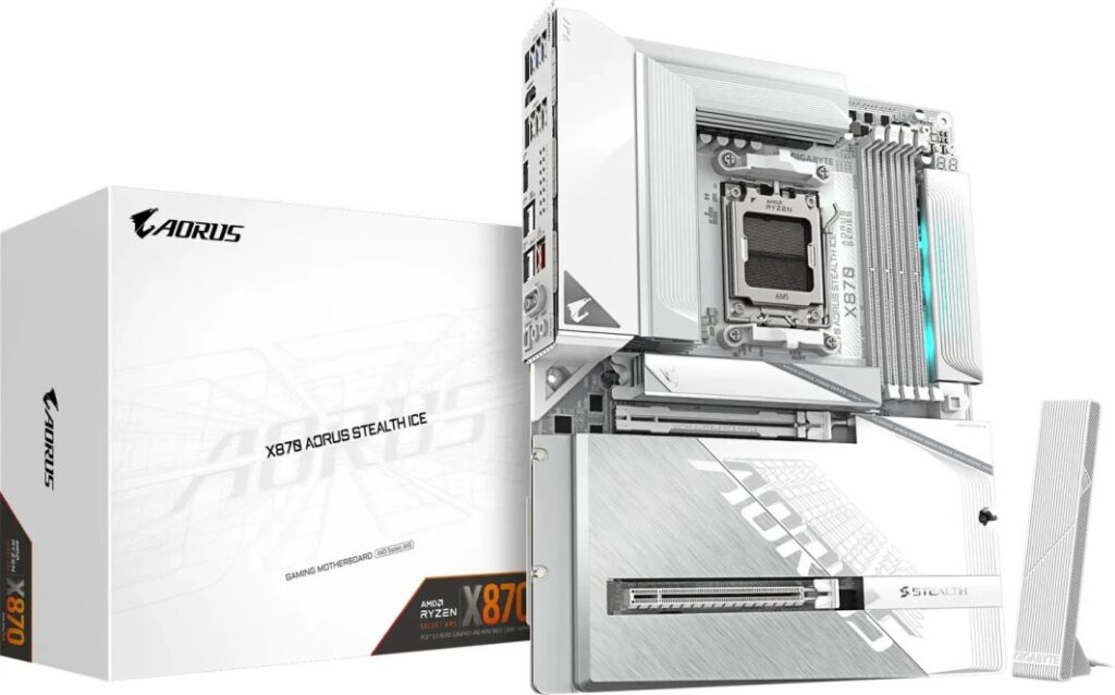 Płyta główna Gigabyte X870 AORUS STEALTH ICE