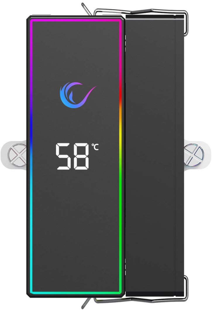 Chłodzenie CPU Rampage Octagon B70 Czarne (OCTAGONB70-BLACK)
