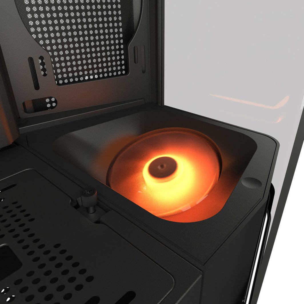 Obudowa Cougar FV270 RGB Czarny (CGR-58M6B-RGB)