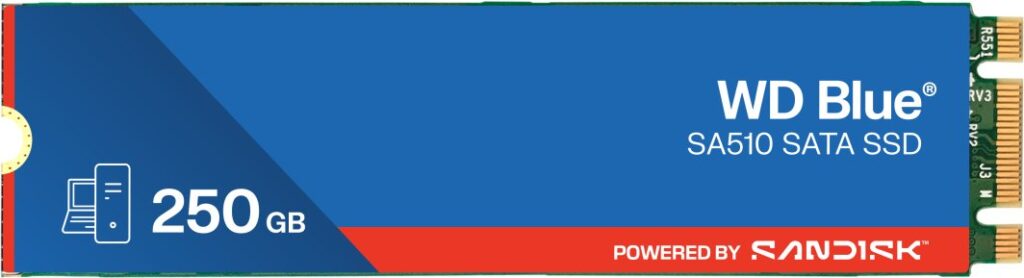Dysk SSD SanDisk Blue SA510 250GB M.2 2280 SATA III (WDS250G3B0B)