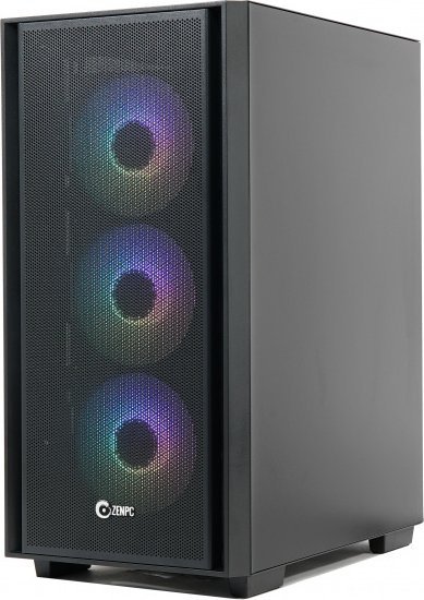 Obudowa Zenpc Flow TG 4x Fander P12 PWM ARGB PST Czarny (ZEN.FL.05.BK)