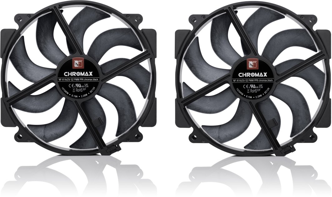 Wentylator Noctua NF-A14x25r G2 PWM Sx2-PP chromax.black