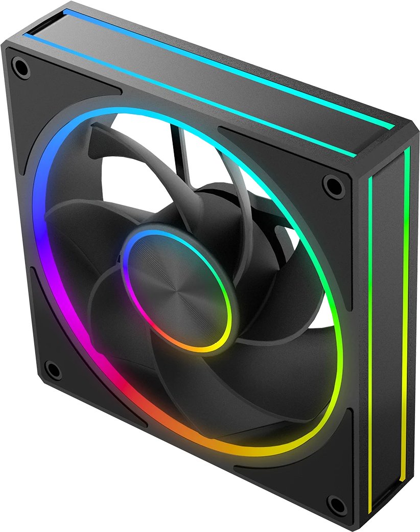 Wentylator Modecom Volcano Loop 120 ARGB Reverse Czarny (FAN-LOOP-120R-ARGB-100)