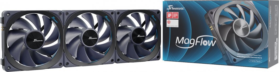Wentylator SeaSonic MagFlow 1225 PWM 3-pack (SF-12025MF-P)
