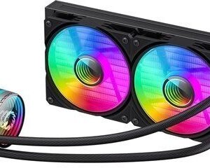 Chłodzenie wodne GameMax CPU Liquid Cooler | ICEBURG 240 INFINITY | Czarny