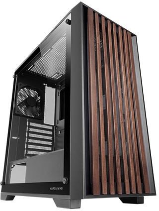 Obudowa Mars Gaming Mars Gaming MCWOOD Computer ATX Case with wooden slats / Tempered Clear Glass