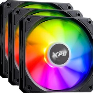 Wentylator XPG Vento R 120 ARGB PWM Czarny 3-pack (VENTOR120ARGBPWM3C-BKCWW)