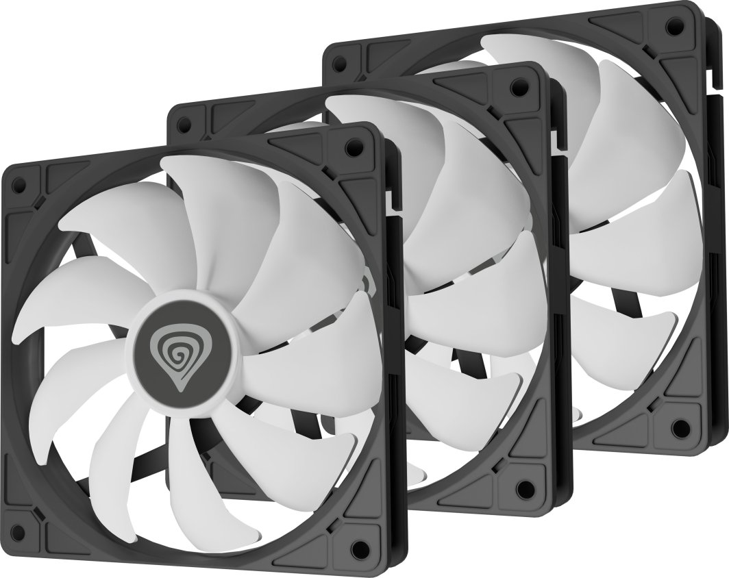 Wentylator Genesis Oxal 120 ARGB Czarny 3-pack (NGF-2265)