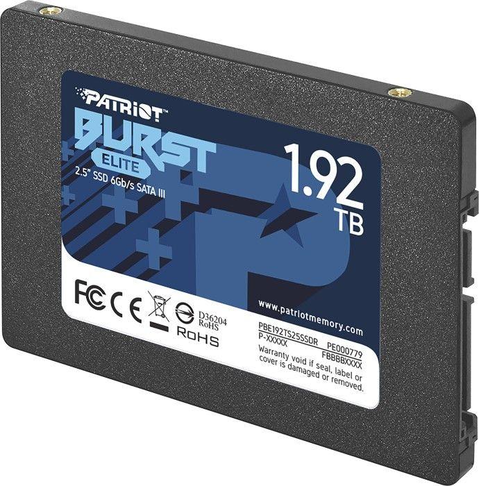 Dysk SSD Patriot Burst Elite 1.92TB 2.5" SATA III (PBE192TS25SSDR)