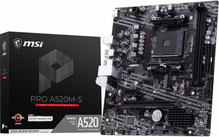 Płyta główna MSI PRO A520M-S