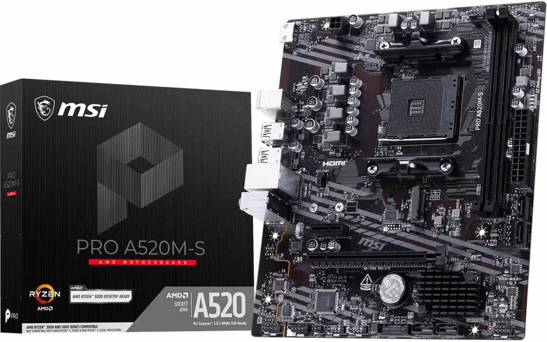 Płyta główna MSI PRO A520M-S