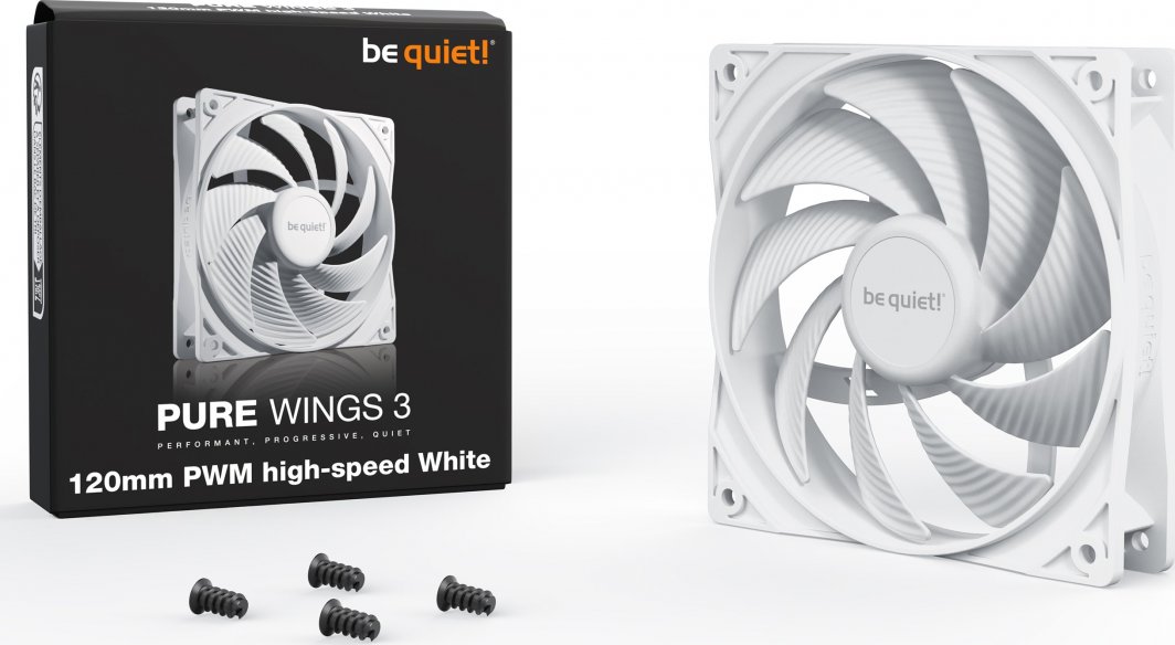 Wentylator be quiet! Pure Wings 3 120mm PWM high-speed Biały (BL111)