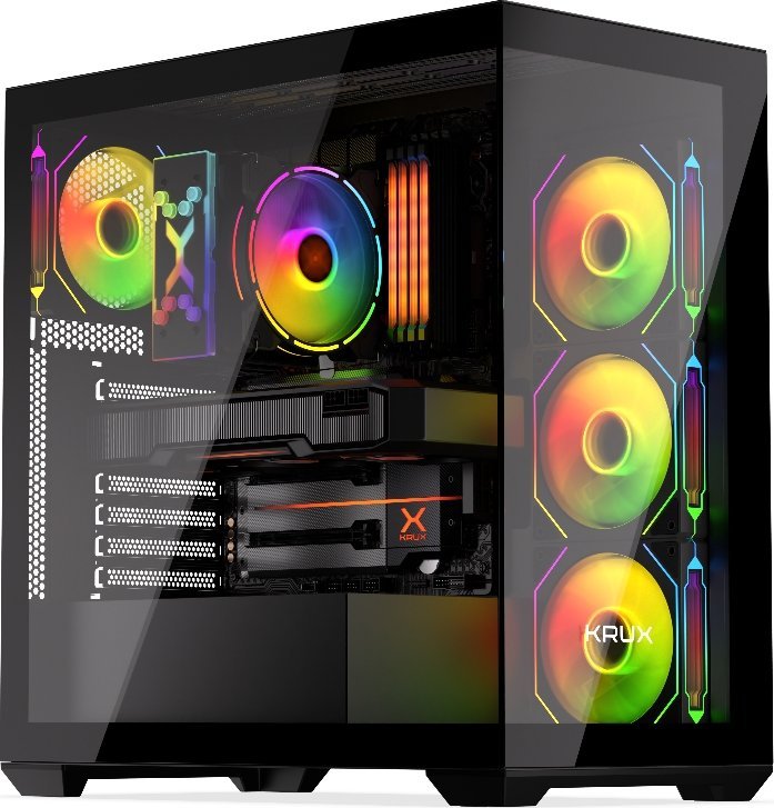 Obudowa Krux Exo RGB czarna (KRXD004)