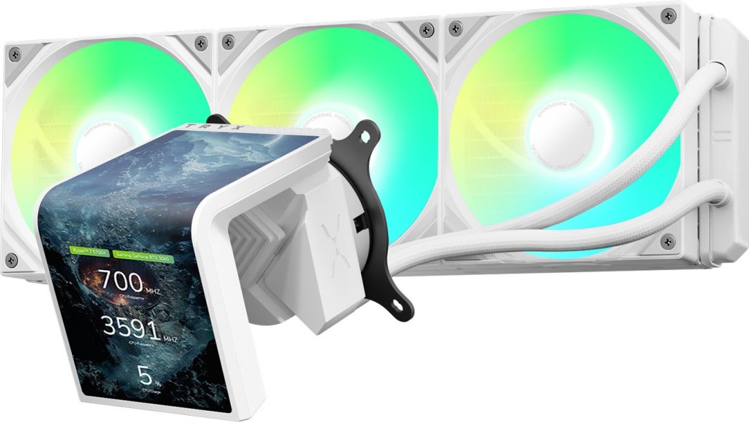 Chłodzenie wodne JetWorld Panorama SE ARGB 360 White (L-P360L-AM3M-G0W)