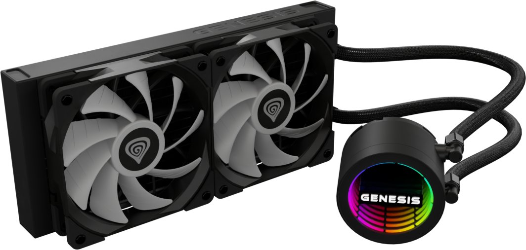 Chłodzenie wodne Genesis Hydria 240 ARGB Czarne (NLG-2319)
