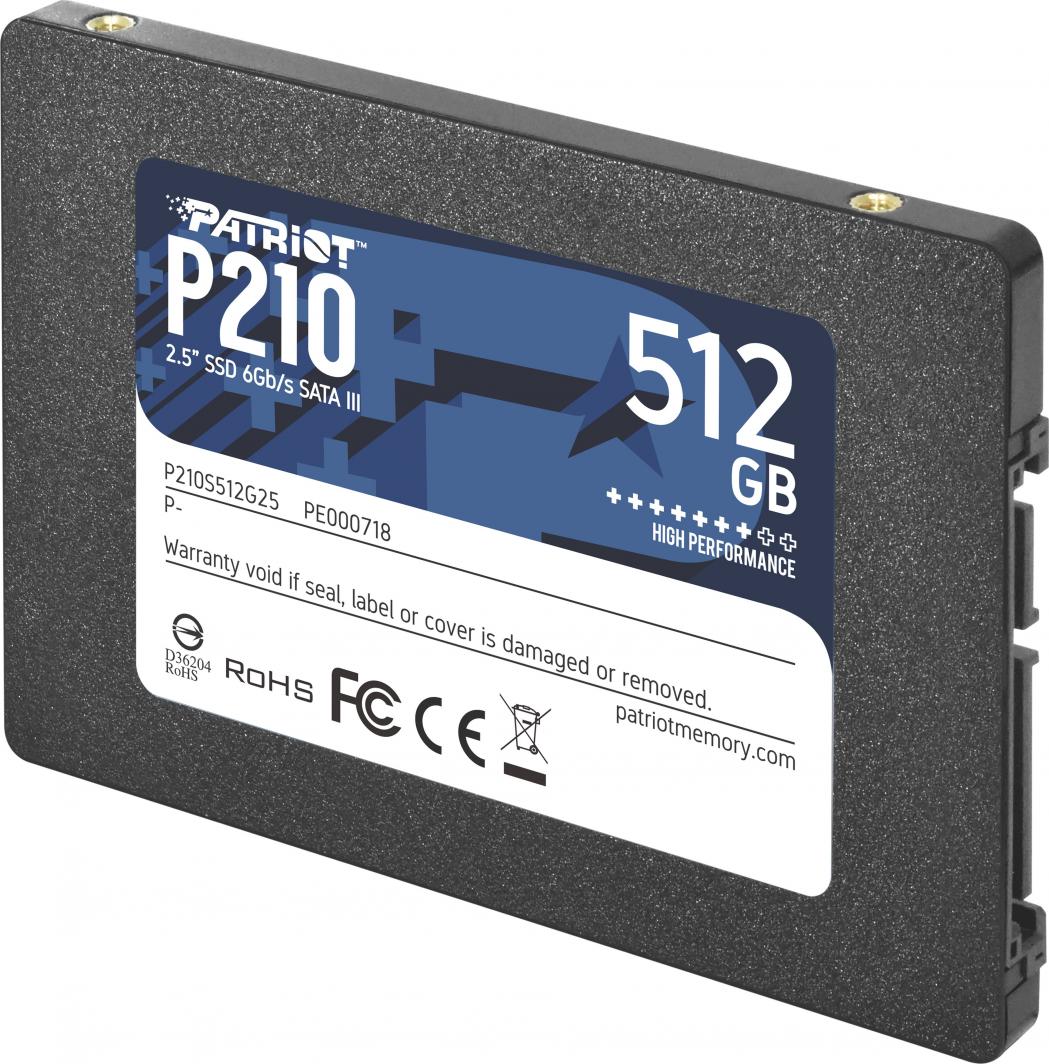 Dysk SSD Patriot P210 512GB 2.5" SATA III (P210S512G25)
