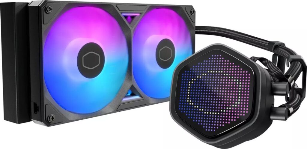 Chłodzenie wodne MasterLiquid 240 Atmos II Pixel LCD (MLX-D24M-A25SZ-P1)