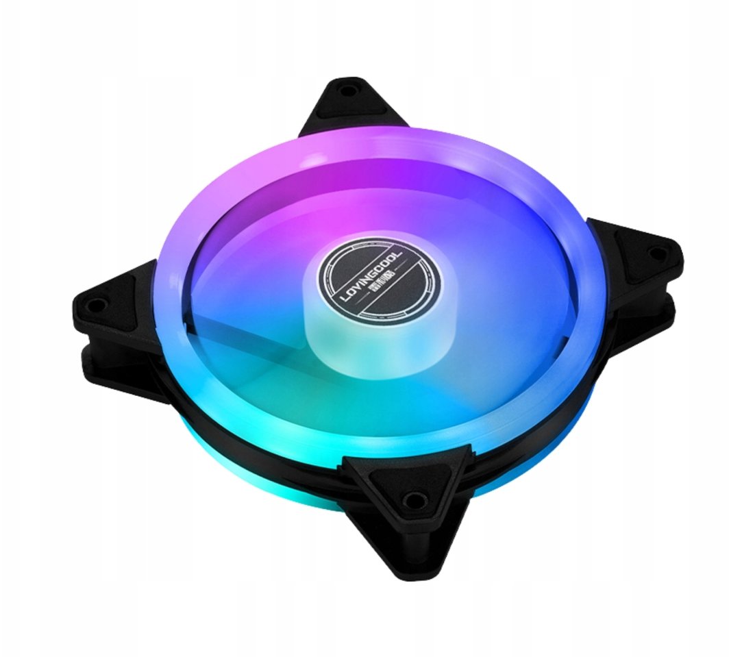 Wentylator Lovingcool 1600 RPM ARGB (YY-120-BLACK-LOGO)