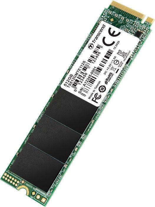 Dysk SSD Transcend 112S 512GB M.2 2280 PCI-E x4 Gen3 NVMe (TS512GMTE112S)