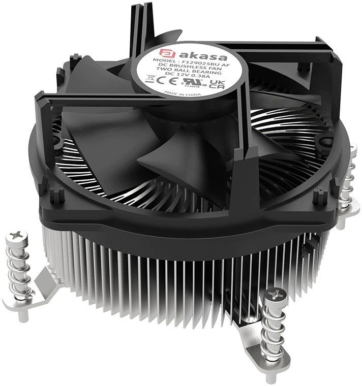 Chłodzenie CPU Akasa Low Profile CPU Chłodzenie, Intel Gniazdo 1700 i 1851 - 90mm (AK-CC6620BP01)