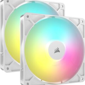 Wentylator Corsair RS140 PWM ARGB Biały 2-pack (CO-9050187-WW)