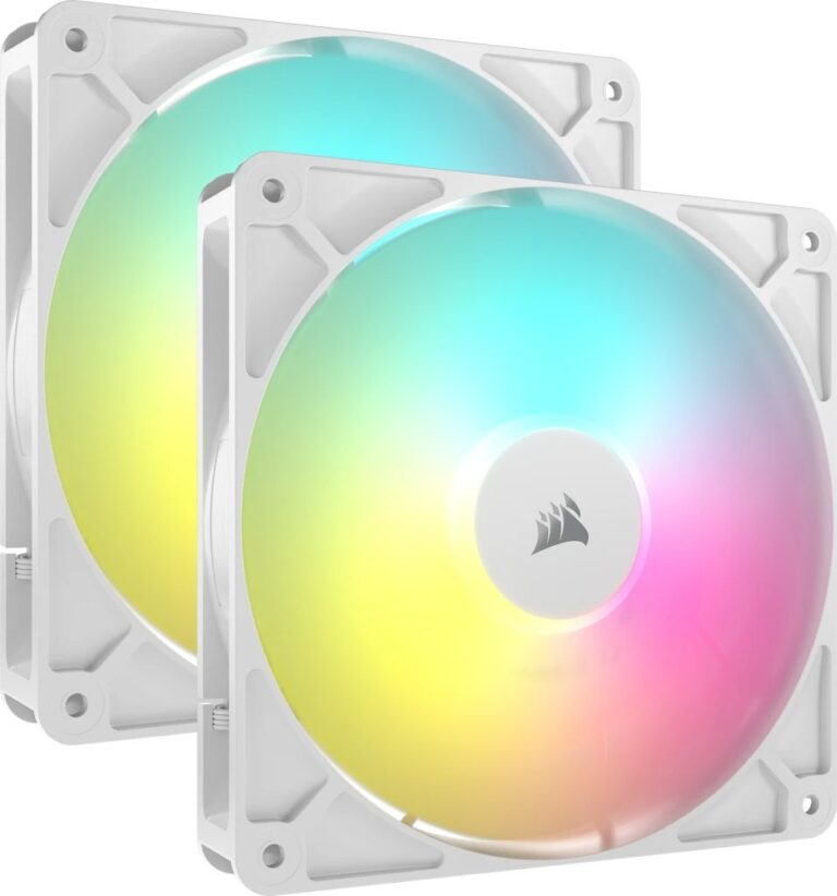 Wentylator Corsair RS140 PWM ARGB Biały 2-pack (CO-9050187-WW)