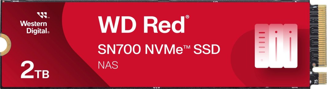 Dysk SSD SanDisk Red SN700 2TB M.2 2280 PCI-E x4 Gen3 NVMe (WDS200T1R0C)