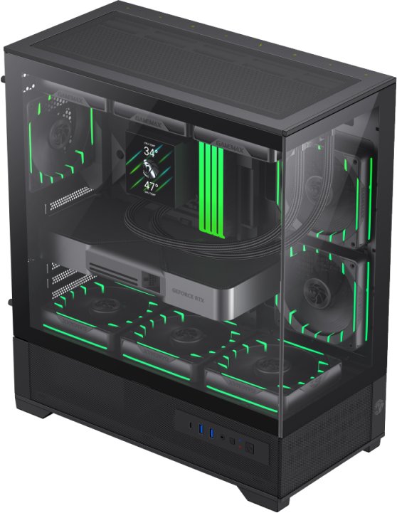 Obudowa GameMax VISTA 2 AB Czarny
