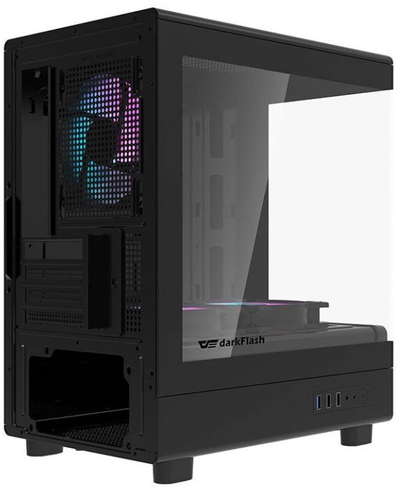 Obudowa Darkflash DB330M czarna + 3 wentylatory