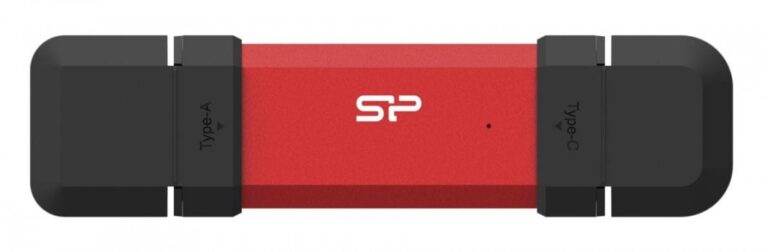 Dysk SSD Silicon Power DS72 1TB Zewnętrzny USB-A / USB-C 3.2 Gen 2 (SP001TBUC3S72VPR)