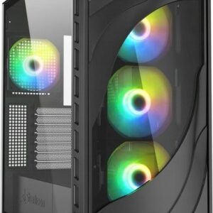 Obudowa Sharkoon Rebel C80G RGB czarna