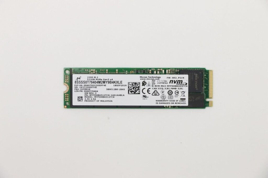 Dysk Lenovo Micron 2200 512GB M.2 PCIe