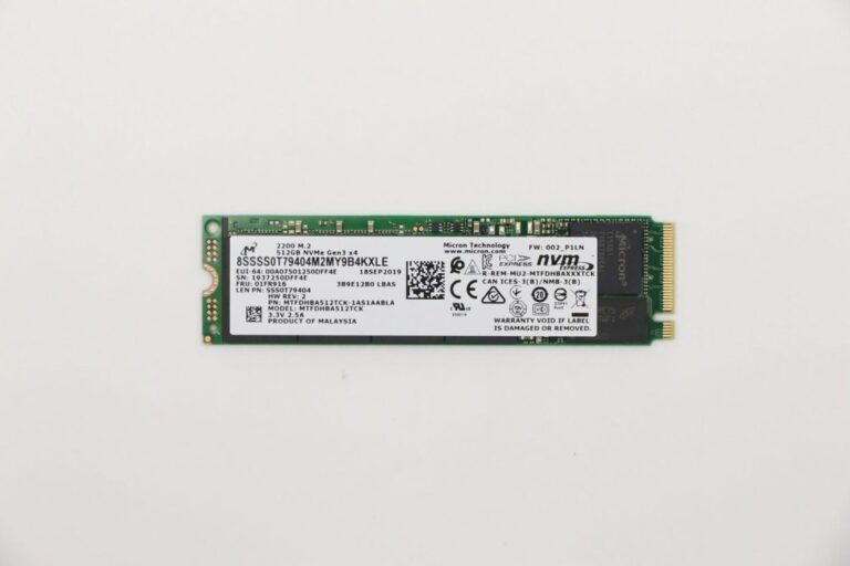 Dysk Lenovo Micron 2200 512GB M.2 PCIe