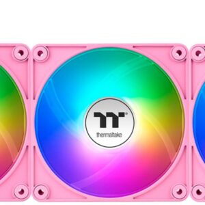 Wentylator Thermaltake CT140 EX ARGB Sync 3-pack różowy (CL-F221-PL14PK-A)