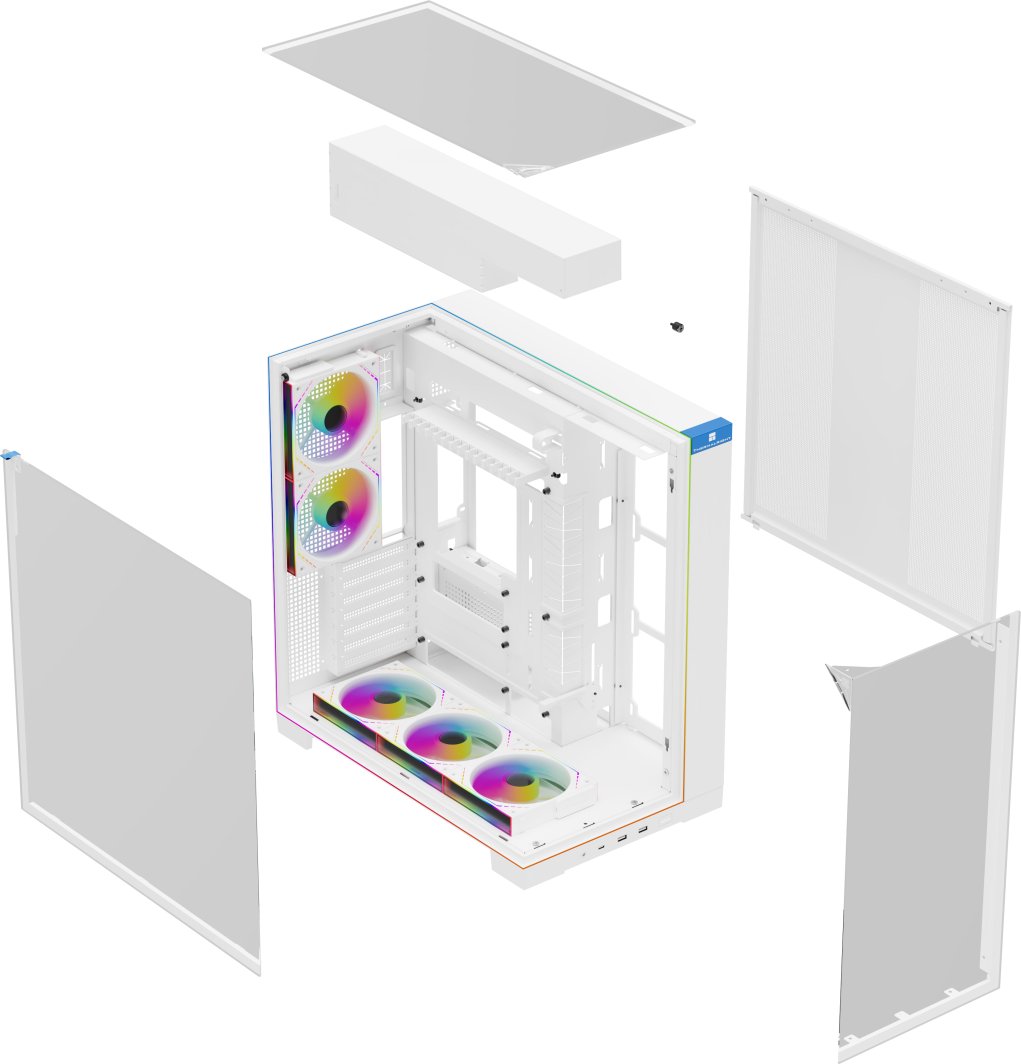 Obudowa Thermalright A70 ARGB FAN biała
