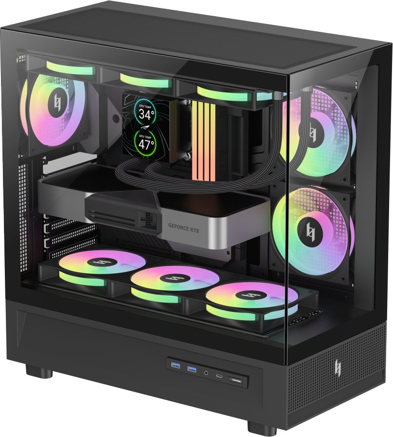 Obudowa GameMax NEX C51 BK Czarny