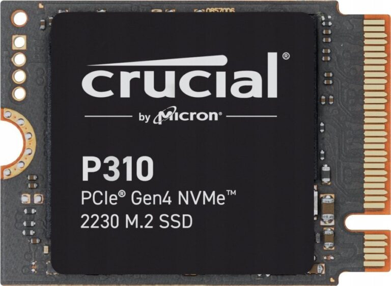 Dysk SSD Crucial P310 2TB M.2 2230 PCI-E x4 Gen4 NVMe (CT2000P310SSD2)