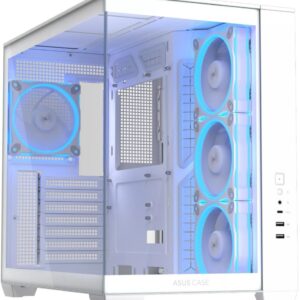 Obudowa Asus A32 Plus TG ARGB biała (90DC00S3-B19000)