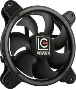 Wentylator LC-Power 120 mm RGB 2-pack + Pasek LED + Hub + Pilot (LC-CF-RGB-COMBO)