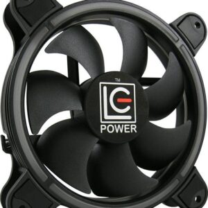 Wentylator LC-Power 120 mm RGB 2-pack + Pasek LED + Hub + Pilot (LC-CF-RGB-COMBO)