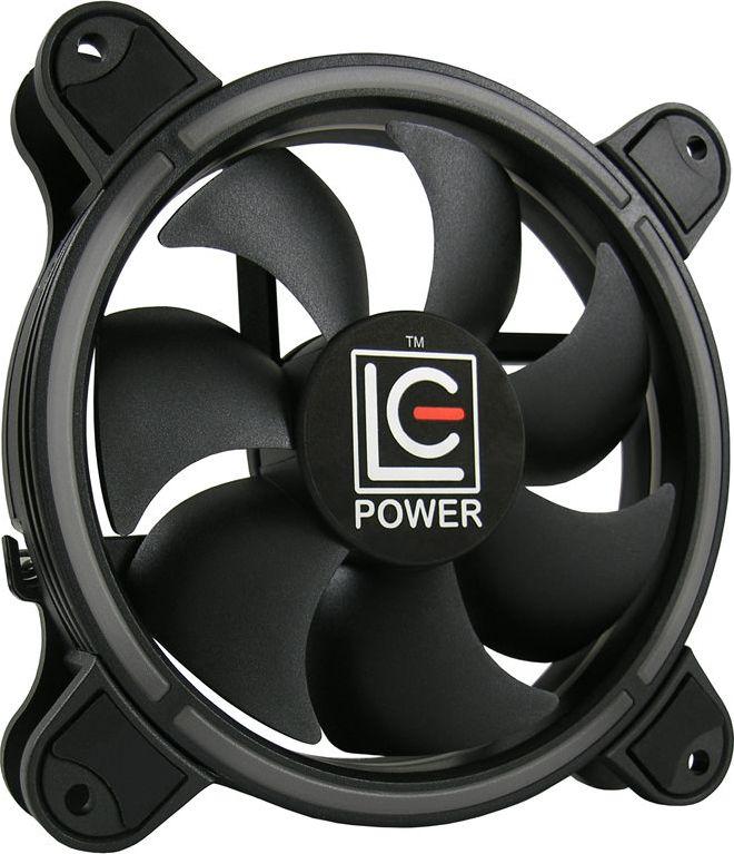 Wentylator LC-Power 120 mm RGB 2-pack + Pasek LED + Hub + Pilot (LC-CF-RGB-COMBO)