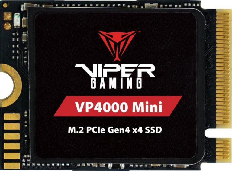 Dysk SSD Patriot VP4000 Mini 2TB M.2 2230 PCI-E x4 Gen4 NVMe (VP4000M2TBM23)