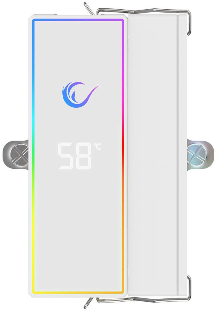 Chłodzenie CPU Rampage Octagon B70 Białe (OCTAGONB70-WHITE)