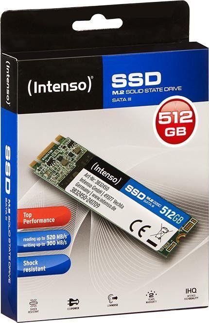 Dysk SSD Intenso Top 512GB M.2 2280 SATA III (3832450)
