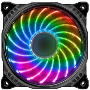 Wentylator EuroCase RGB 120 mm (FullControl spot Led) (VEN-LED-18Ledsfc)