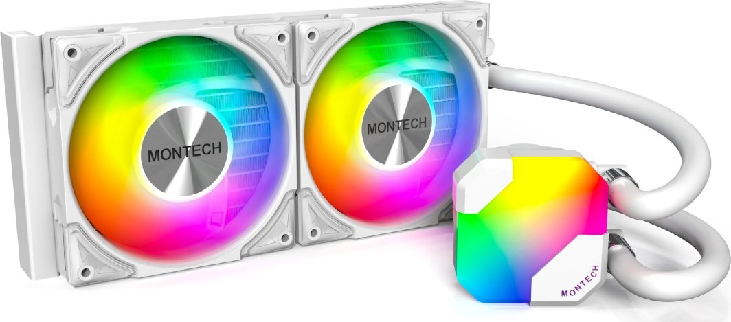 Chłodzenie wodne Montech Hyper Flow ARGB 240 Biały (HYPER FLOW ARGB 240 (W))