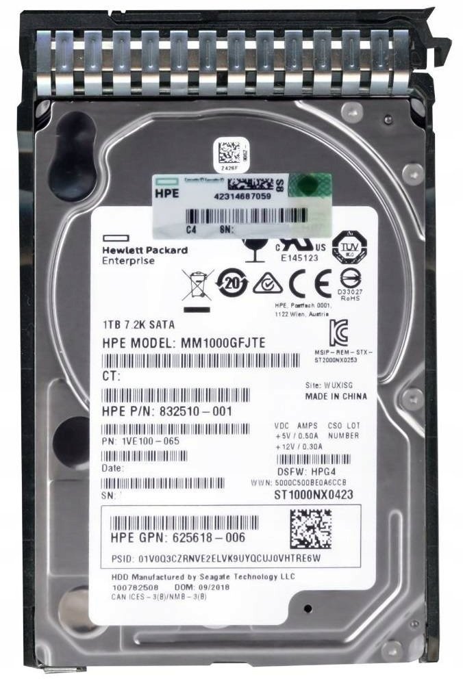 Dysk HP 1TB SATA hard drive