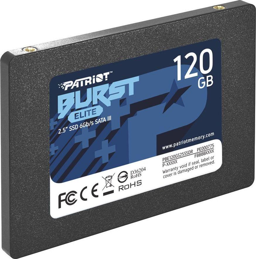 Dysk SSD Patriot Burst Elite 120GB 2.5" SATA III (PBE120GS25SSDR)