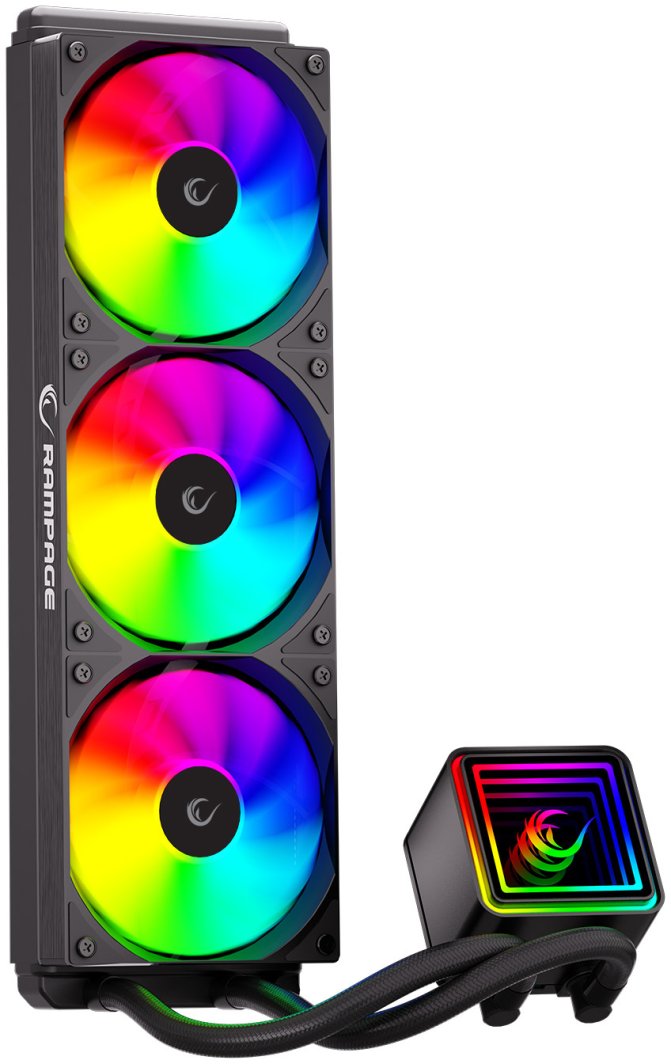 Chłodzenie wodne Rampage INFINITE V360 Czarne